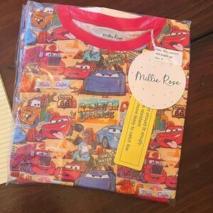 Millie Rose Cars Themed Pajama Set